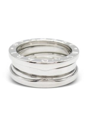 Bvlgari Pre-Owned 2010s 18K white gold B.Zero1 ring - Silver