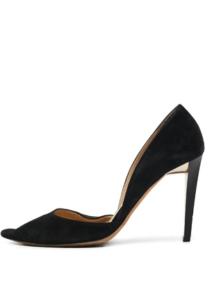 Jimmy Choo Pre-Owned 105mm leather heeled pumps - Black
