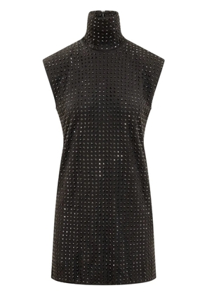 Sportmax rhinestone-embellished dress - Black