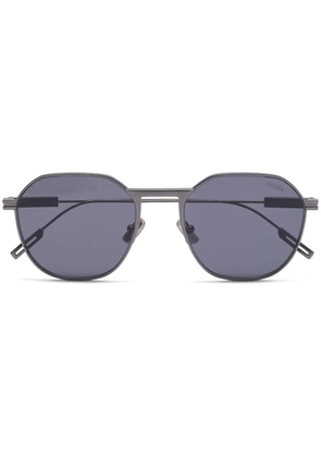 Zegna tinted square-frame sunglasses - Grey
