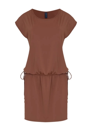 Lygia & Nanny Shiva short-sleeve drawstring dress - Brown