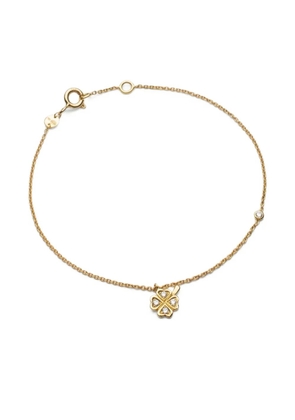 We by WHITEbIRD 18kt Gold Clover Diamond bracelet