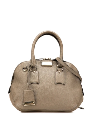 Burberry Pre-Owned 2000-2017 Small Grained Calfskin Heritage Orchard Bowling Bag satchel - Brown