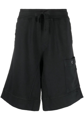 Ten C drawstring-waist cotton shorts - Black