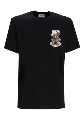 Moschino logo-print cotton T-shirt - Black