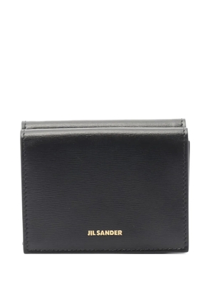 Jil Sander Pre-Owned 2020s trifold teather wallet - Black