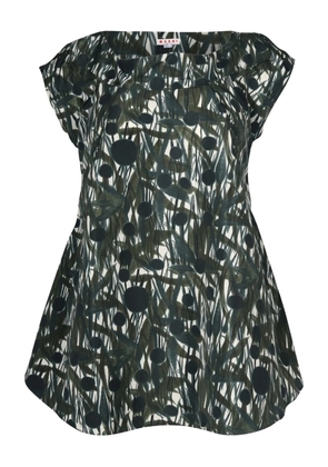 Marni Pre-Owned abstract-print sleeveless top - Green