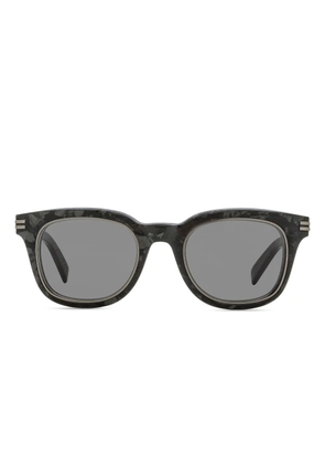 Zegna rectangular-frame sunglasses - Black