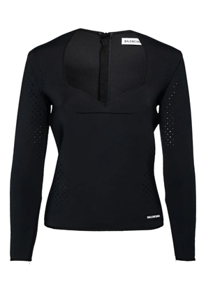 Balenciaga Pre-Owned perforated top - Black