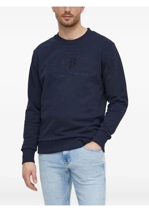 Gant logo-embroidered sweatshirt - Blue
