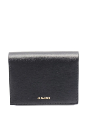 Jil Sander Pre-Owned 2020s origami leather card case - Black