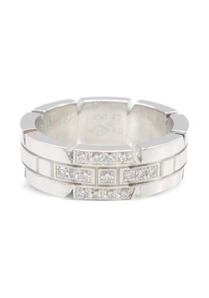 Cartier 2010 18kt white gold Tank diamond ring
