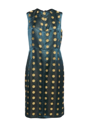 Marc Jacobs Vintage jacquard polka-dot dress - Blue