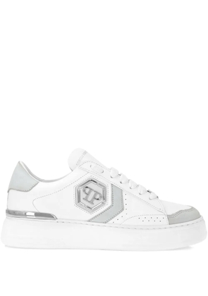 Philipp Plein Hexagon logo sneakers - White