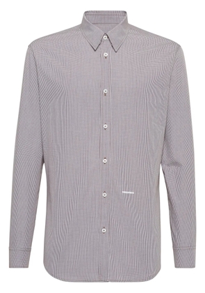DSQUARED2 Relax Dan micro-checked shirt - Grey