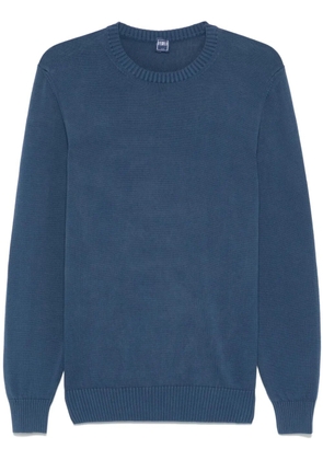 Fedeli organic-cotton sweater - Blue