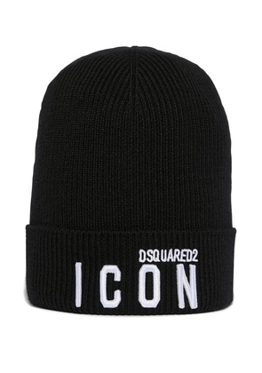 DSQUARED2 icon-logo beanie - Black