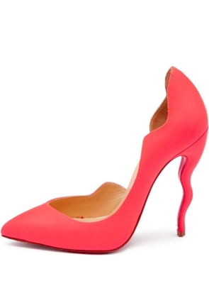 Christian Louboutin Pre-Owned 110mm Dalida D'orsay sculpted pumps - Pink