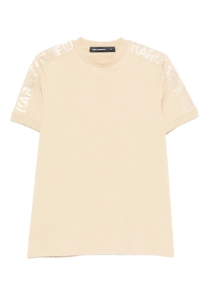 Karl Lagerfeld logo-detail T-shirt - Neutrals
