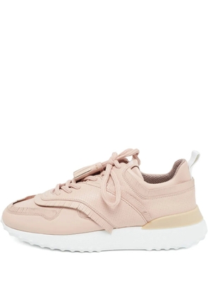 Tod's Vintage leather lace-up sneakers - Pink