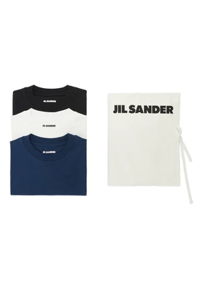 Jil Sander logo-label short-sleeve T-shirt (pack of three) - Blue