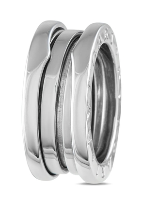 Bvlgari Pre-Owned 18K white gold B.zero1 ring - Silver
