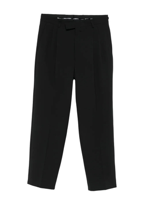Karl Lagerfeld pleated-front concealed trousers - Black