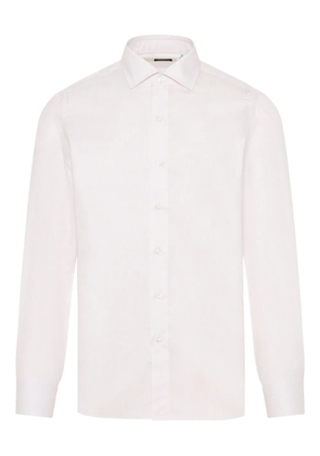 Finamore 1925 Napoli striped button-up shirt - White