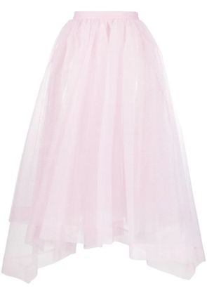 Alexander McQueen asymmetric-design tiered-skirt - Pink