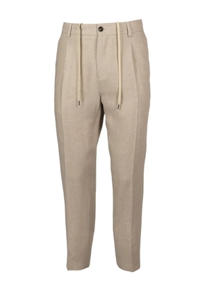 BE ABLE pleated linen trousers - Neutrals