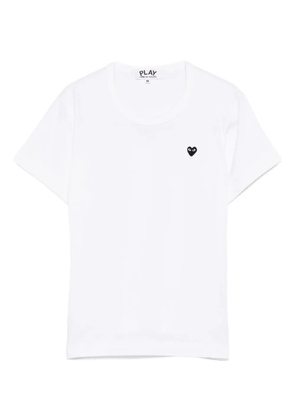 Comme Des Garçons Pre-Owned 2010s logo-appliqué T-shirt - White