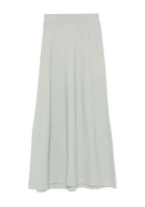 Christian Wijnants Kugo ribbed wool midi skirt - Grey