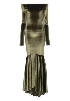 Atu Body Couture off-shoulder gown - Green