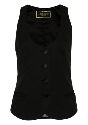 MITILIANE COUTURE Raven waistcoat - Black