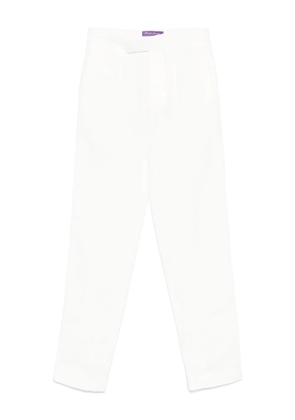 Ralph Lauren Purple Label linen trousers - White
