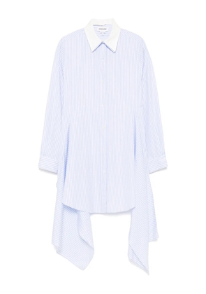 Monse Cascade front shirt dress - Blue