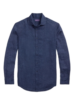 Ralph Lauren Purple Label linen long-sleeve shirt - Blue