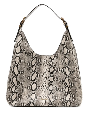 Michael Kors Large Nolita Snake Embossed bag - Neutrals