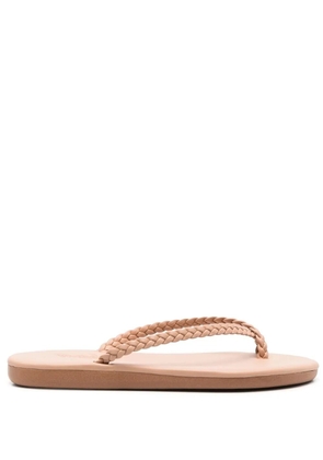 Ancient Greek Sandals braided-strap flip flops - Neutrals