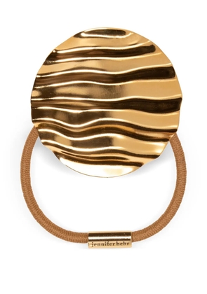 Jennifer Behr Rio scrunchie - Gold
