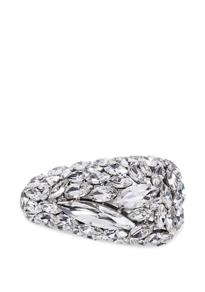AREA crystal-embellished triangle hairclip - Silver