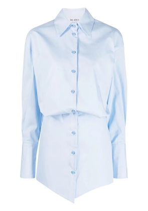 The Attico Silvye cotton minidress - Blue