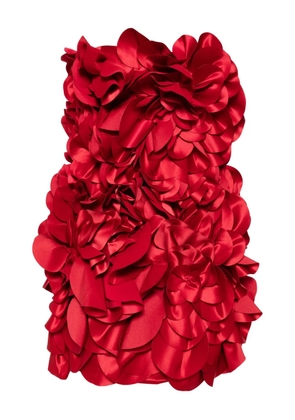 Saiid Kobeisy floral-embellishment mini dress - Red