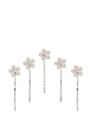Jennifer Behr Zaya Bobby pins (set of five) - Silver