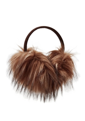 Unreal Fur faux-fur earmuffs - Brown
