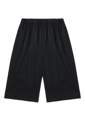 Enföld elastic-waist wool shorts - Black