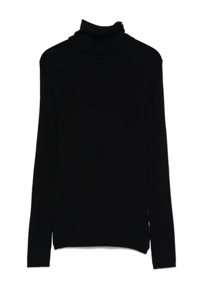 P.A.R.O.S.H. ribbed turtleneck top - Black