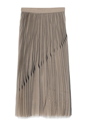 LESS pleated skirt - Brown