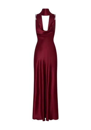 Nicholas Geneva cowl-neck dress - Red