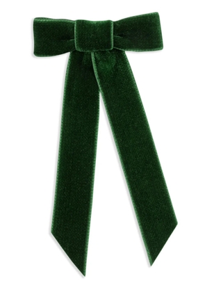 Jennifer Behr Velvet Bow - Green